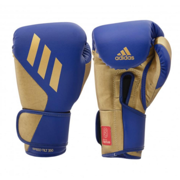 Gants de boxe d'entrainement ADIDAS SPEED TILT 350 BLEU/OR CACTUS